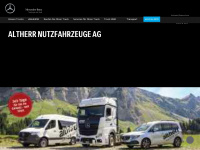 mercedes-benz-trucks-altherr.ch Webseite Vorschau