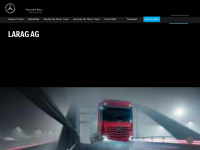 mercedes-benz-trucks-larag.ch Webseite Vorschau