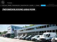 mercedes-benz-trucks-merbag-aarau.ch Webseite Vorschau