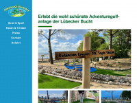 adventuregolf-sierksdorf.de Webseite Vorschau