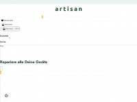 artisanshop.de Webseite Vorschau
