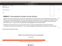 manilohemden.ch Webseite Vorschau
