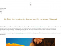 montessori-gesellschaft.at Webseite Vorschau