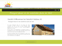 natuerlichholzbau.ch Webseite Vorschau