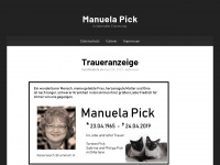 manuela-pick.eu Webseite Vorschau