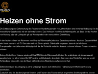 heizenohnestrom.ch Webseite Vorschau