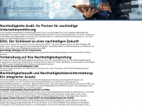 sustainability-auditor.de Webseite Vorschau