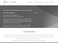 baumanning.ch Webseite Vorschau