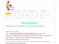 grundschule-herschfeld.de Webseite Vorschau