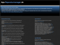 app-reparaturmanager.de Webseite Vorschau