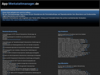app-werkstattmanager.de Webseite Vorschau