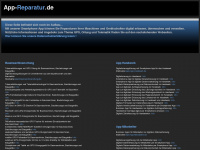 app-reparatur.de Webseite Vorschau