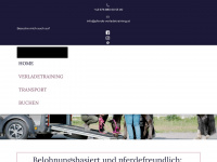 pferde-verladetraining.at Webseite Vorschau