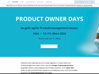 product-owner-day.de Webseite Vorschau