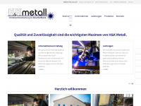hk-metall.de Webseite Vorschau
