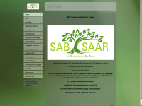 sab-saar.com Webseite Vorschau