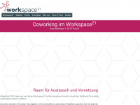 workspace21.ch Webseite Vorschau