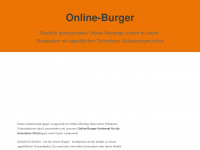 online-burger.com Webseite Vorschau