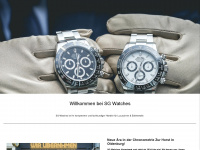 sg-watches.de Webseite Vorschau