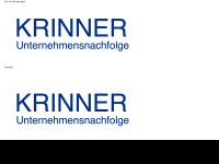 krinner-nachfolge.com Webseite Vorschau