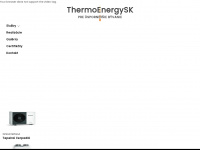 thermoenergysk.com Webseite Vorschau