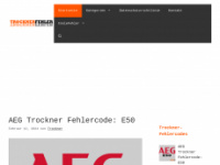 trockner-fehler.net Webseite Vorschau