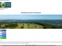 spessart-biosphärenreservat.de Webseite Vorschau