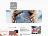 hz-immobilien.net Webseite Vorschau