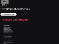gb-informationstechnik.de Webseite Vorschau