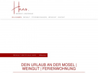 haas-weingut-gaestehaus.de Webseite Vorschau