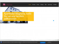 aparthotel-magnolia.de Webseite Vorschau