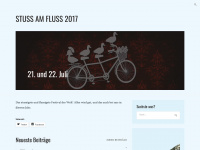 stussamfluss2017.wordpress.com Webseite Vorschau