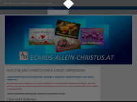 ecards-allein-christus.at Webseite Vorschau