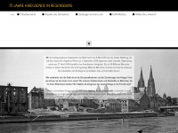 kriegsende-regensburg.de Webseite Vorschau