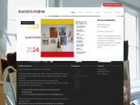 kunstdomaene.de Webseite Vorschau