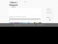 ebern-magazin.blogspot.com Webseite Vorschau