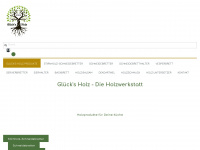 gluecks-holz.de Webseite Vorschau