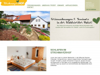 strohmayerhof.at Webseite Vorschau