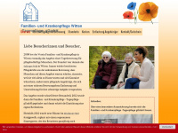 familien-krankenpflege-tagespflege.de Webseite Vorschau