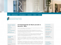 rosentreter-rechtsanwalt-notar-hannover.de Webseite Vorschau
