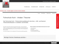 fahrschule-peter-koch.de Webseite Vorschau