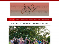 singin-crew.ch Webseite Vorschau