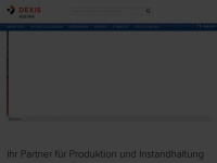 dexis.at Webseite Vorschau