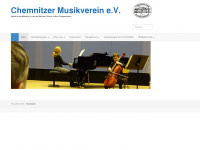 chemnitzer-musikverein.de Webseite Vorschau