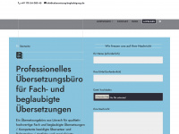 uebersetzung-beglaubigung.de Webseite Vorschau