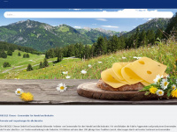 meggle-cheese.com Webseite Vorschau