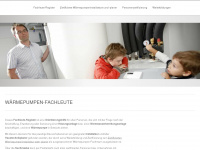 waermepumpen-fachleute.at Webseite Vorschau