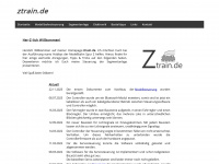 ztrain.de Webseite Vorschau