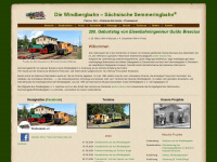 saechsische-semmeringbahn.de Webseite Vorschau
