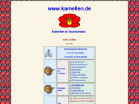 kamelien.de Webseite Vorschau